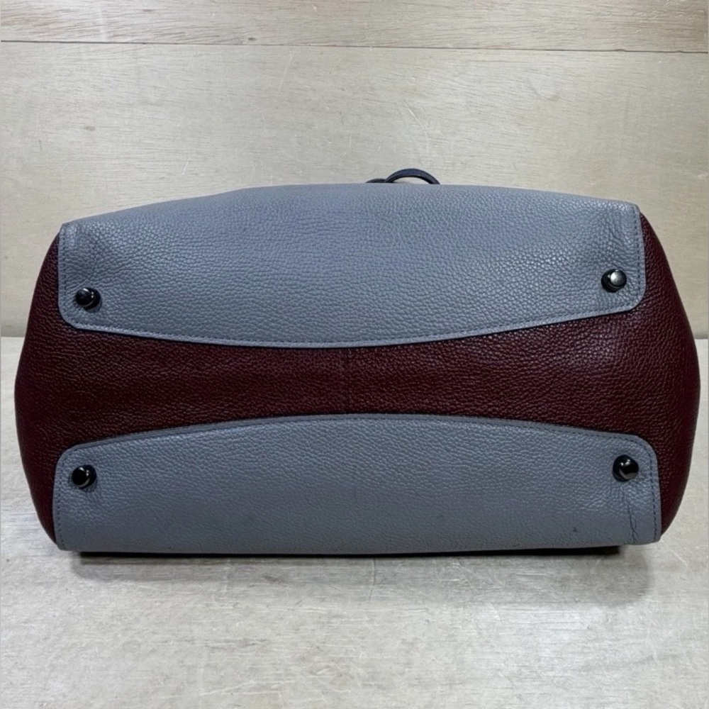 Coach 76088 Hadley Hobo In Colorblock (Baby Blue/Blue/Red) - EUC - Picture 10 of 10